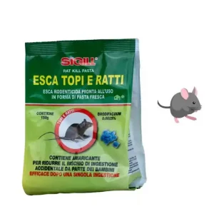 Esca per topi e ratti in pasta fresca da 150 gr 1633 Seizoensaanbieding